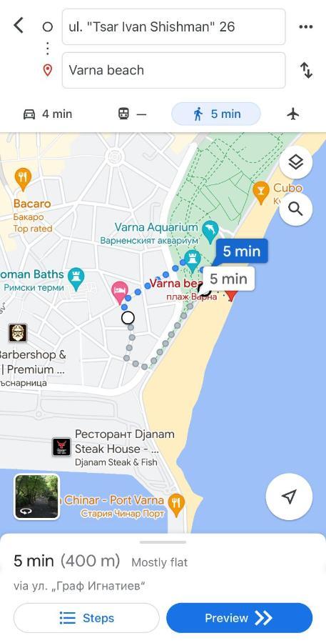 Green Central Apartment Varna Ngoại thất bức ảnh